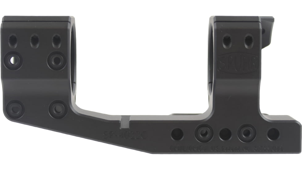 Spuhr Cantilever Scope Mount, 34 mm Tube, 38 mm, 0 Mil, Black, SP-4022CM