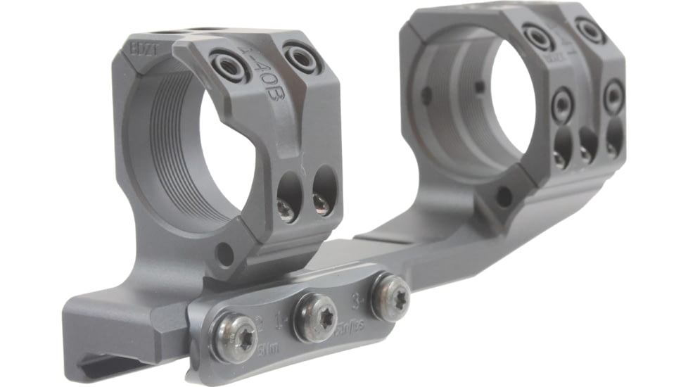 Spuhr Cantilever Scope Mount, 34 mm Tube, 38 mm, 6 Mil, Black, SP-4622CM