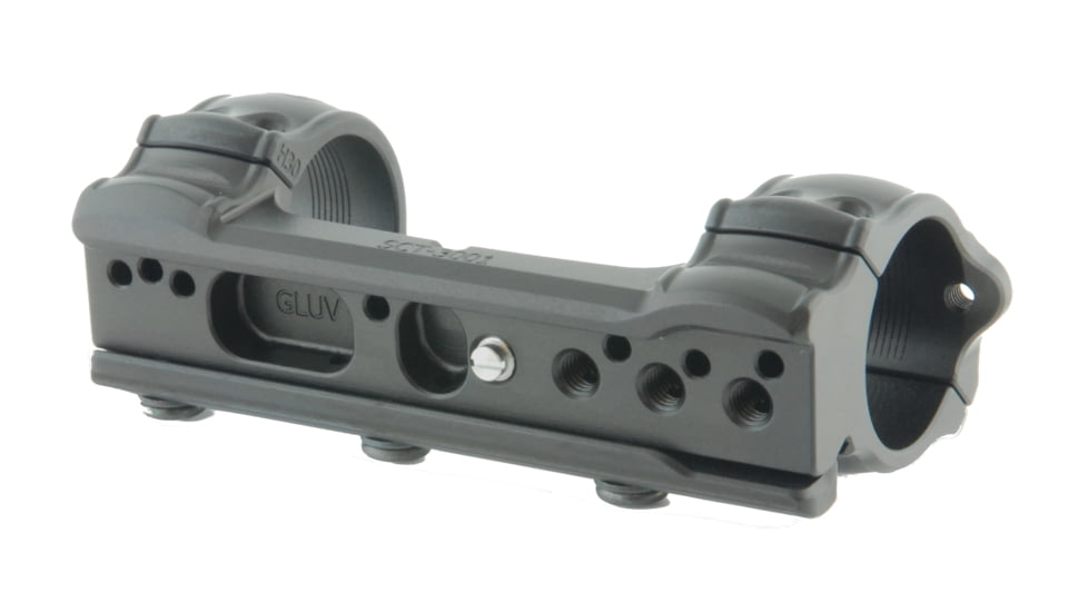 Spuhr Interface Rifle Scope Mount, 30mm, 1.35in Height, 0 Mil TRG, SCT-3006D