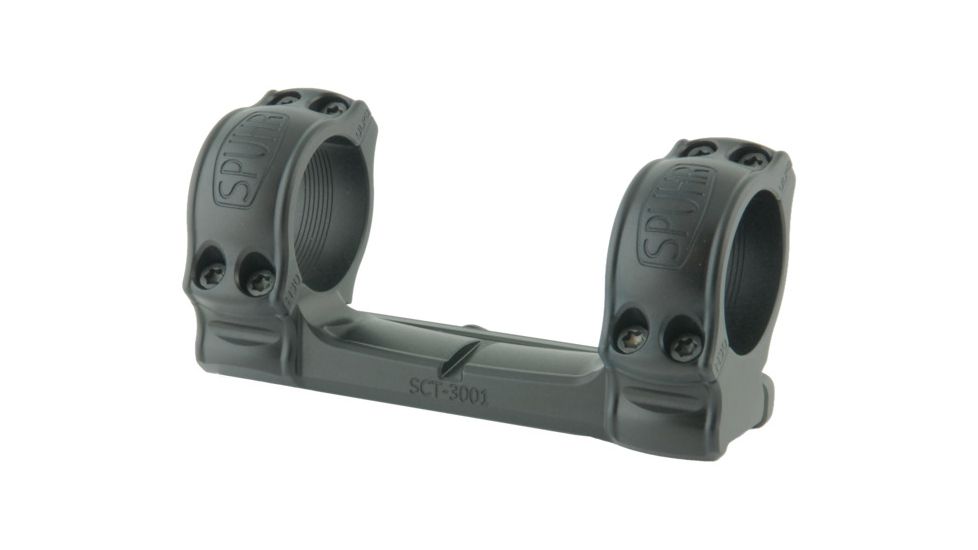 Spuhr Sako TRG &amp; Tikka T3/TX Aesthetic Mount, 0 MOA, Dia 30mm, H 30mm, Black 7340150712112