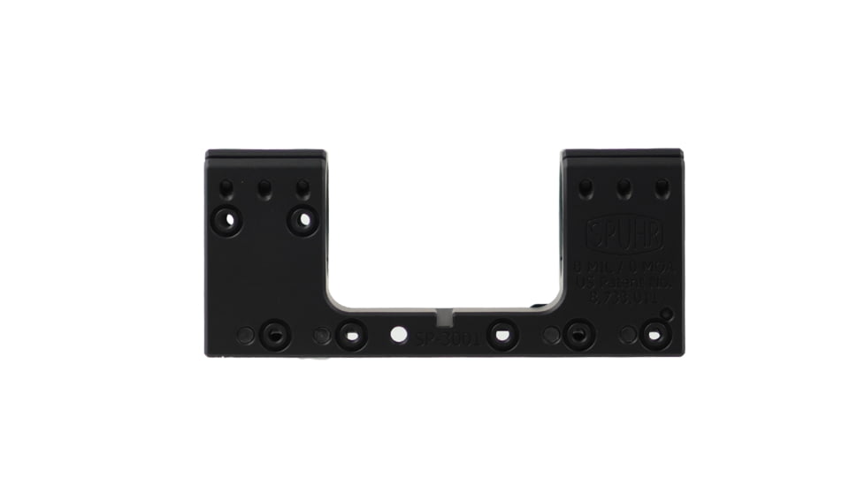 Spuhr Scope Mount 30mm Tube, 30mm, 0MIL, Picatinny, Black, SP-3001M