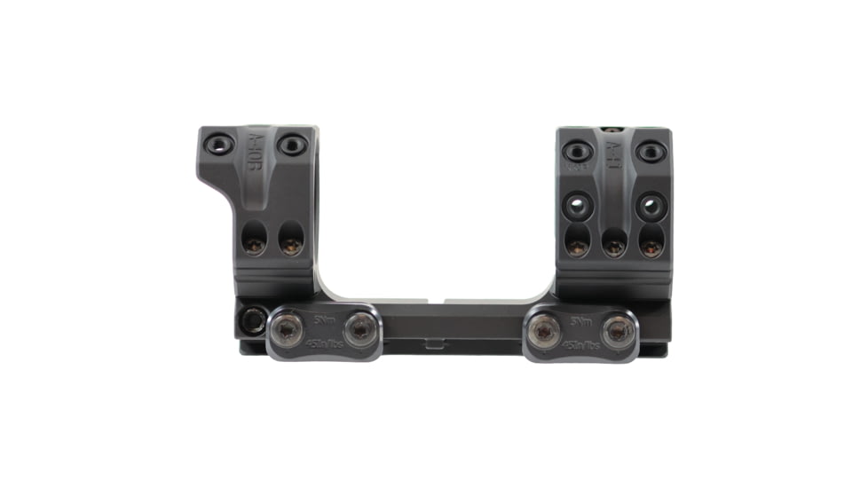 Spuhr Scope Mount 34mm Tube, 38mm, 0Mil, Picatinny Gen3, Black, SP-4002CM