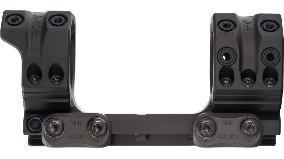 Spuhr Scope Mount 34mm Tube, 38mm, 13Mil, Picatinny Gen3, Black, SP-4802CM