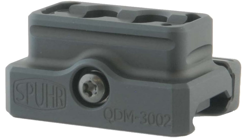 Spuhr Trijicon MRO RDS Mount Absolute Co-witness H-38 mm/1.5in W-75 g/2.6 oz, Black, QDM-3002