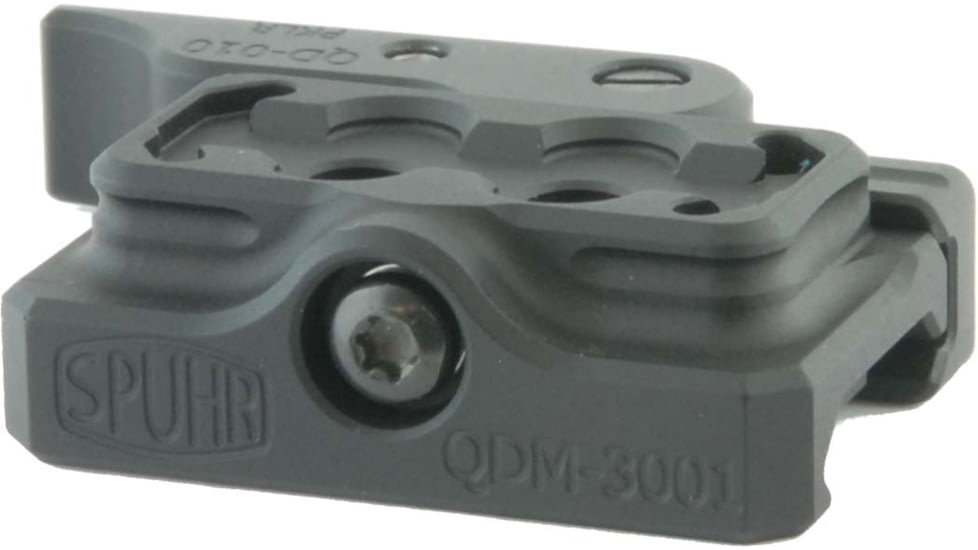 Spuhr Trijicon MRO Red Dot Sight Mount H-30 mm/1.18in W- 65 g/2.3 oz, Black, QDM-3001