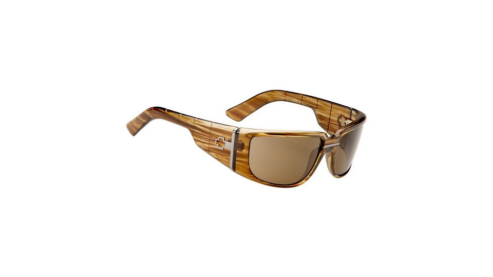 Bronsen Brown Stripe Tortoise Frame, Bronze Lens 671065316069