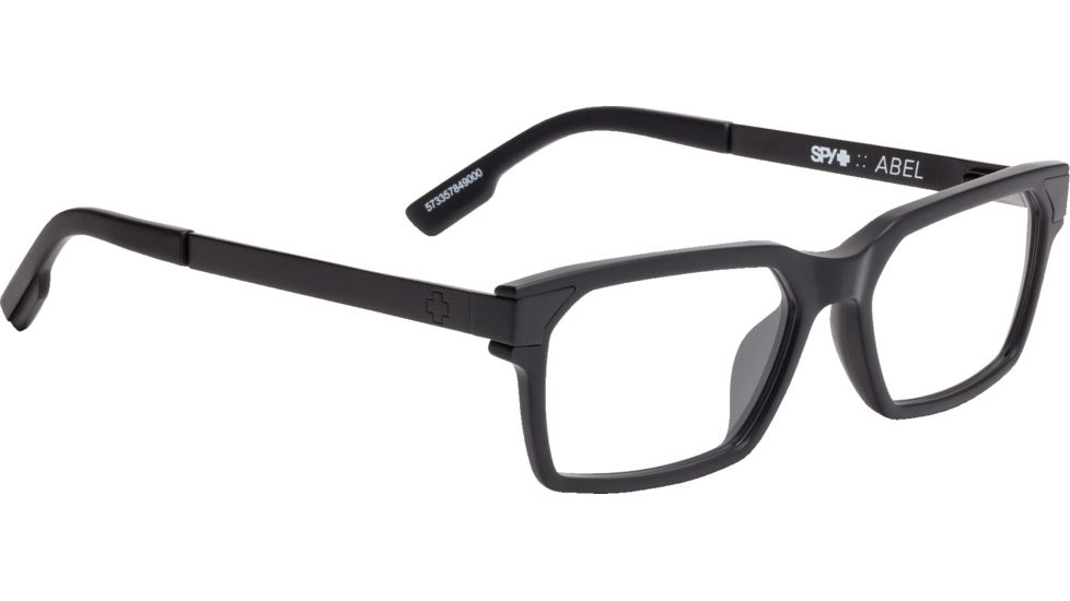 Spy Optic Abel Eyeglass Frames, Matte Black/Matte Black Frame, 573357849000