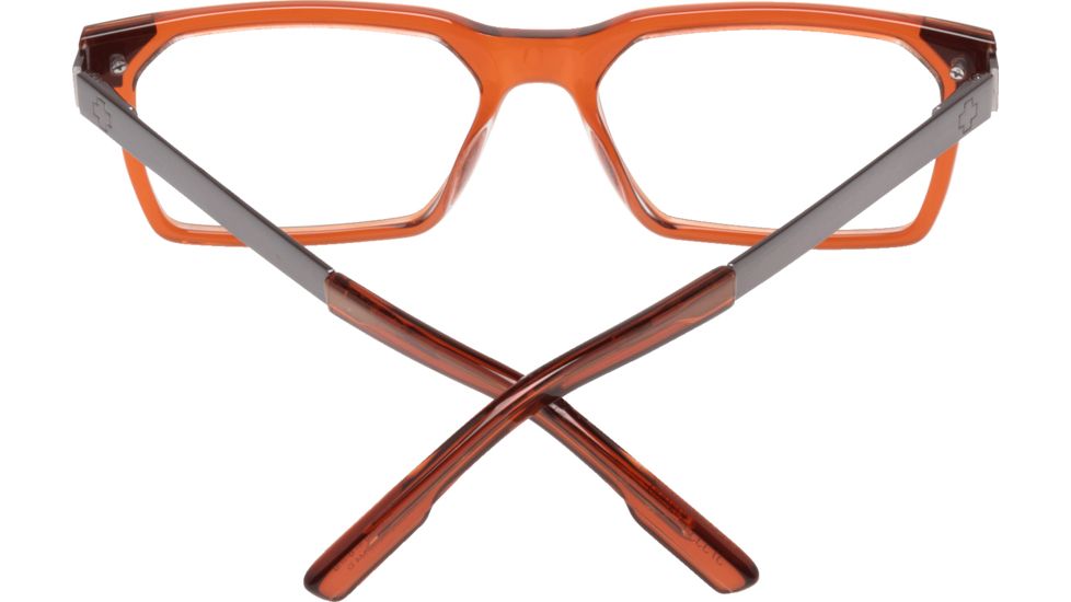 Spy Optic Abel Eyeglass Frames, Trans Sepia/Gunmetal Frame, 573357304000