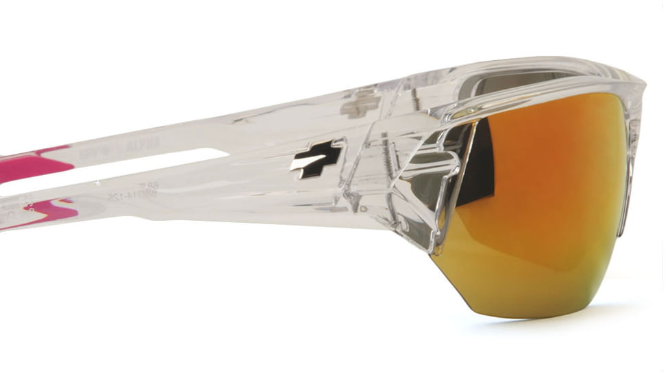 Spy Optic Alpha Sunglasses w/ Crystal Frame &amp; Bronze Red Spectra Lens