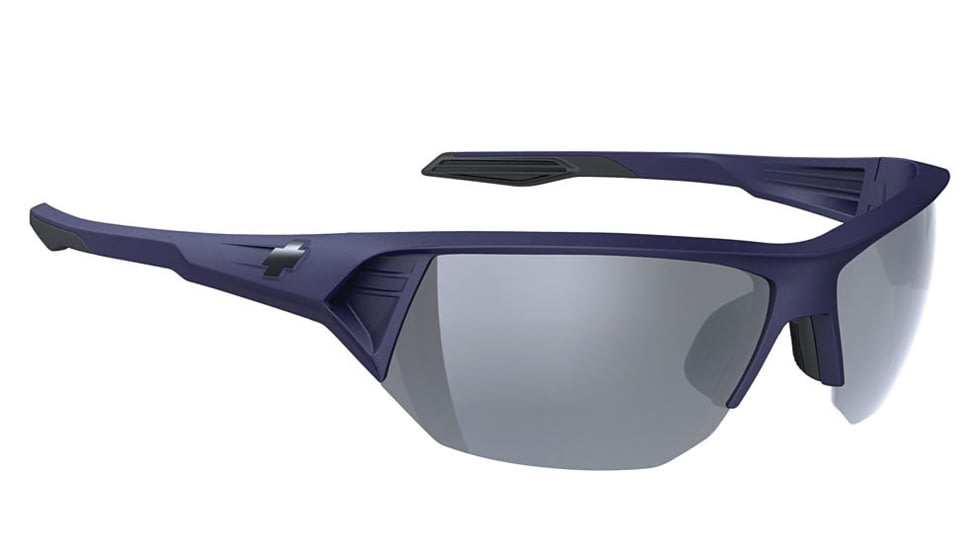 Spy Optic Alpha Sunglasses w/ Matte Blue Frame &amp; Grey Black Mirror Lens