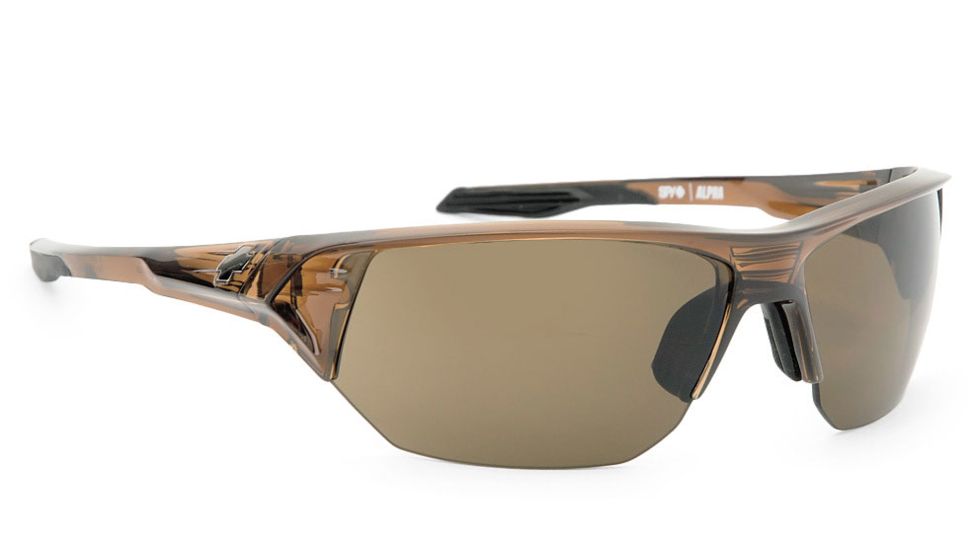 Spy Optic Alpha Sunglasses w/ Translucent Brown Frame &amp; Bronze Lens