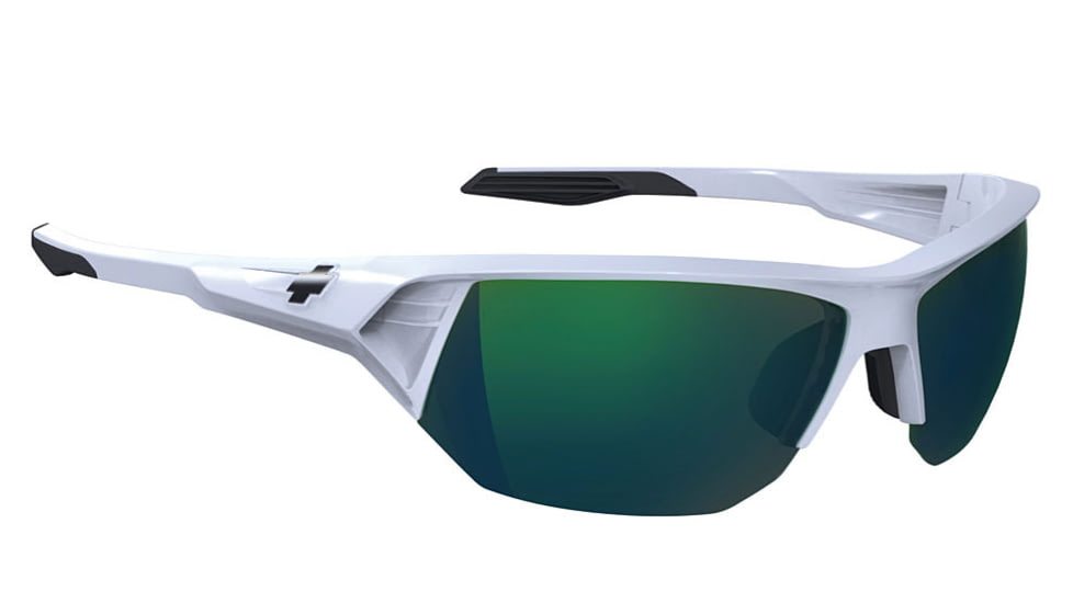 Spy Optic Alpha Sunglasses w/ White Frame &amp; Bronze Green Spectra Lens