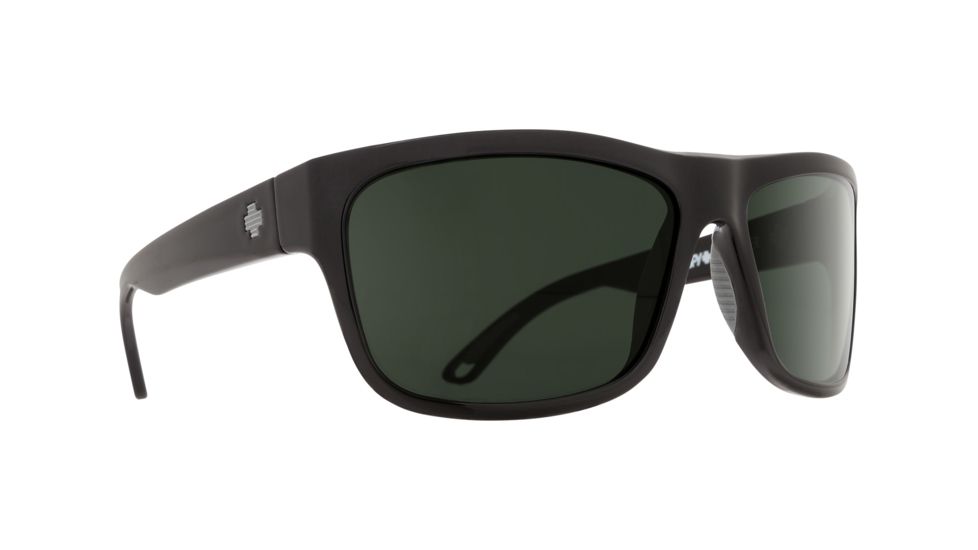 Spy Optic Angler Single Vision Prescription Sunglasses, Black Frame, Polarized, 673237038864SV