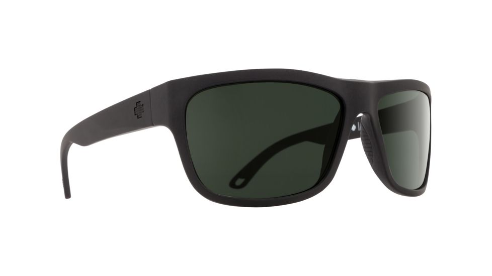 Spy Optic Angler Single Vision Prescription Sunglasses, Matte Black Frame - 673237374863SV