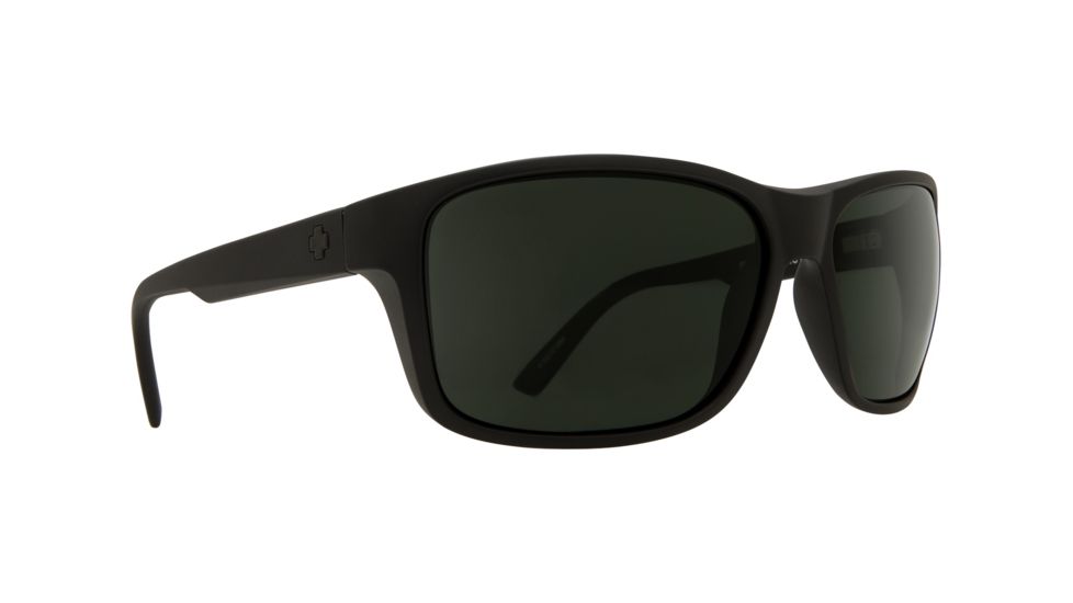 Spy Optic Arcylon Single Vision Prescription Sunglasses, Matte Black Frame, Polarized, 673521374864SV