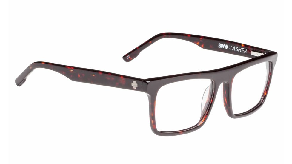 Spy Optic Asher Single Vision Prescription Eyeglasses, Dark Tortoise Frame-573257098000SV