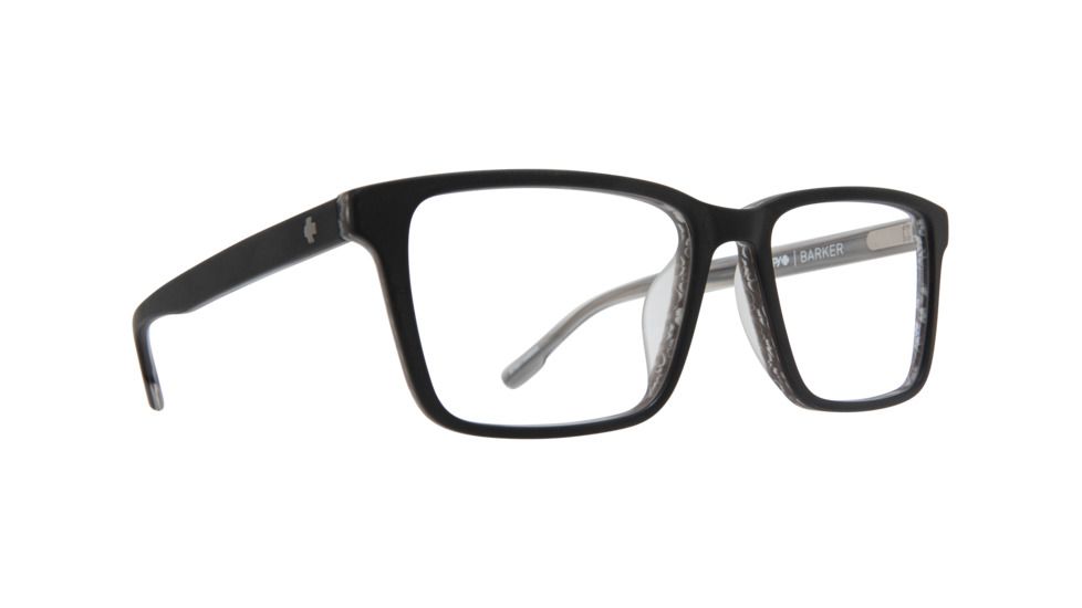 Spy Optic Barker Eyeglass Frames, Matte Black Horn Frame, 573511049000