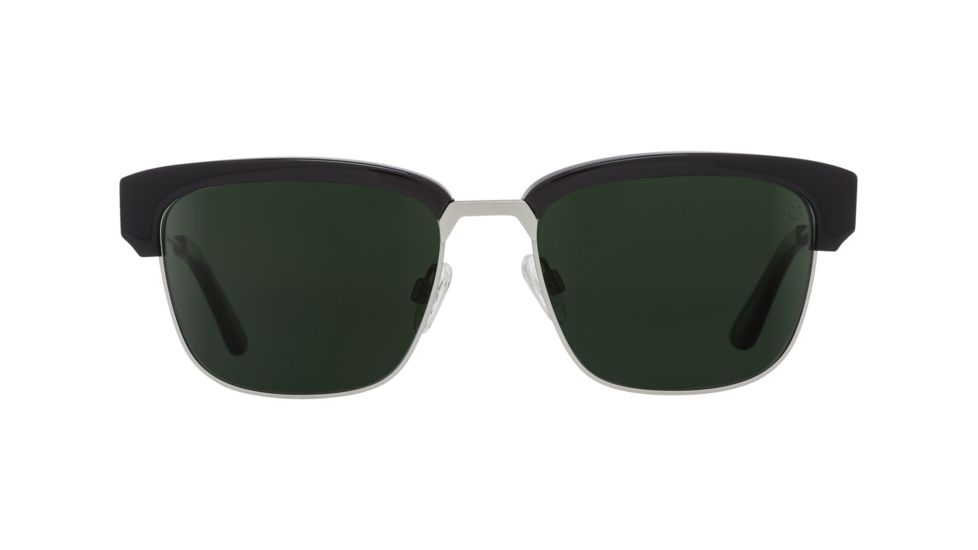 Spy Optic Bellows Progressive Prescription Sunglasses, Black/Silver Frame, Polarized, 673439589864PR