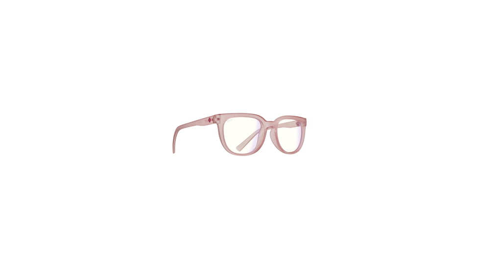Spy Optic Bewilder Screen Sunglasses, Matte Translucent Rose Frame, Happy Screen Lens, Medium, 106967