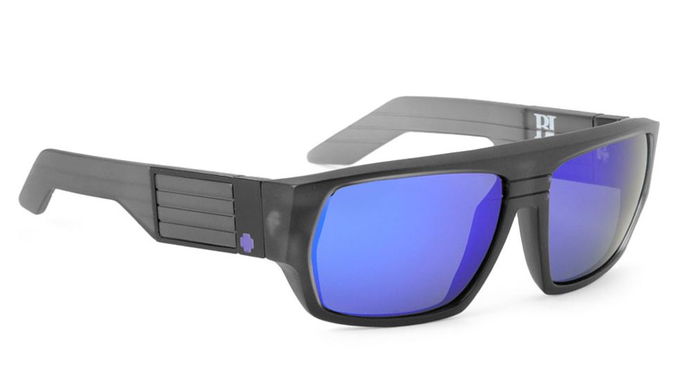 Spy Optic Blok Sunglasses w/ Black Ice Frame &amp; Purple Spectra Lens