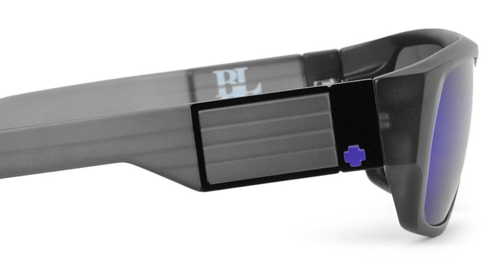 Spy Optic Blok Sunglasses w/ Black Ice Frame &amp; Purple Spectra Lens