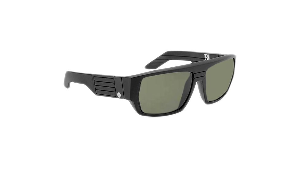 Spy Optic Blok Sunglasses Matte Black Frame Grey Lens 670923374129