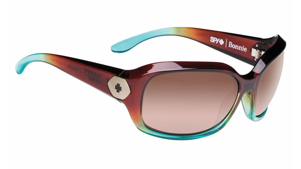 Spy Optic Bonnie Sunglasses, Mint Chip Fade Frame, Happy Bronze Polar Lens 673251552885