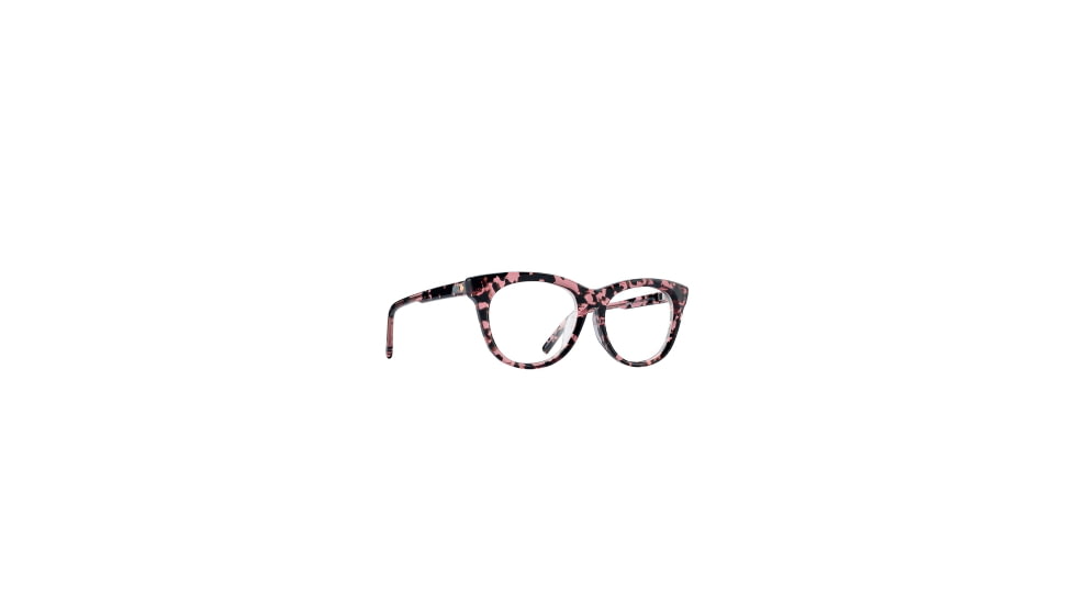Spy Optic Boundless Optical 53 Sunglasses, Gloss Peach Pink Tort Frame, Clear Lens, Medium/Large, 134089