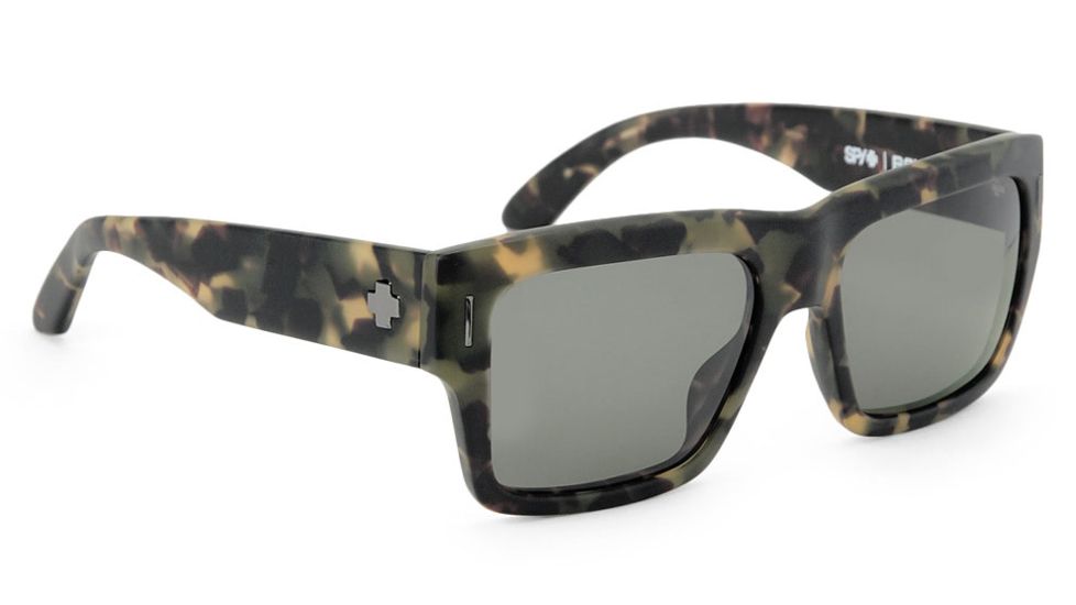 Spy Optic Bowery Single Vision Prescription Sunglasses - Matte Army Tortoise Frame 573010995000RX