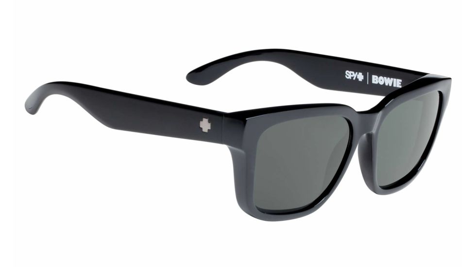 Spy Optic Bowie Bifocal Prescription Sunglasses, Black Frame, Happy Gray Green Lens-673247038863BI