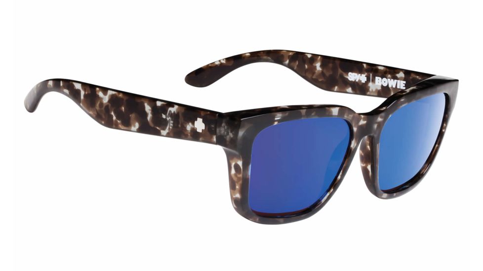 Spy Optic Bowie Sunglasses, Smoke Tort Frame, Happy Bronze w/ Blue Spectra Lens 673247888280