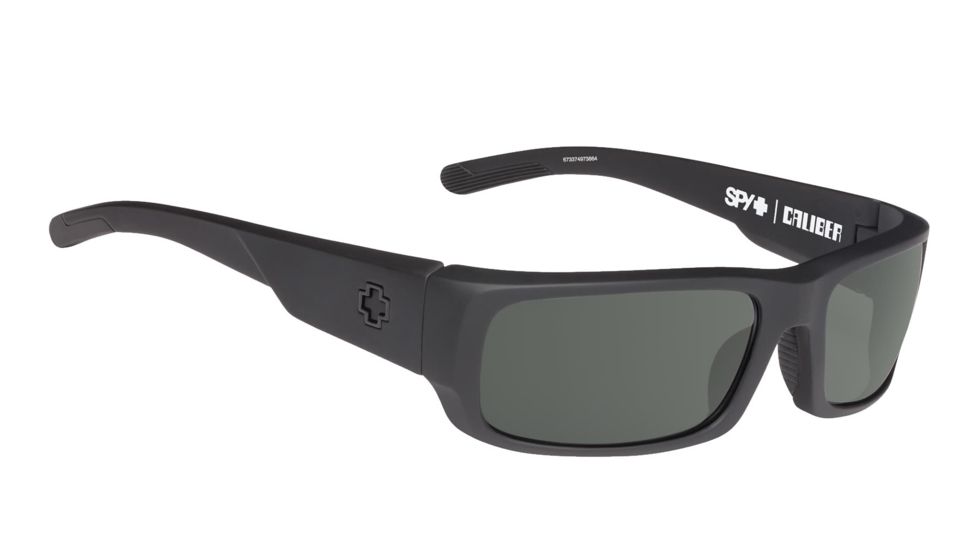 Spy Optic Caliber Progressive Prescription Sunglasses, Soft Matte Black Frame, 673374973863PR