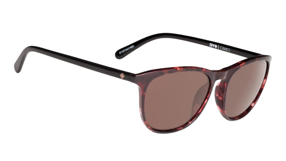 Spy Optic Cameo Progressive Prescription Sunglasses, Alana Red Tortoise/Black Frame, 673373431865PR