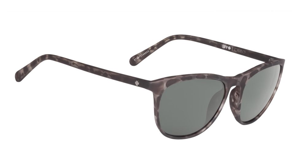 Spy Optic Cameo Progressive Prescription Sunglasses, Soft Matte Smoke Tortoise Frame, 673373289863PR