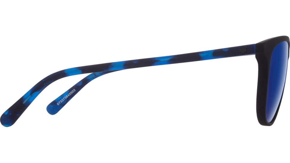 Spy Optic Cameo Progressive Prescription Sunglasses, Soft Matte Black/Navy Tort Frame, 673373845503PR
