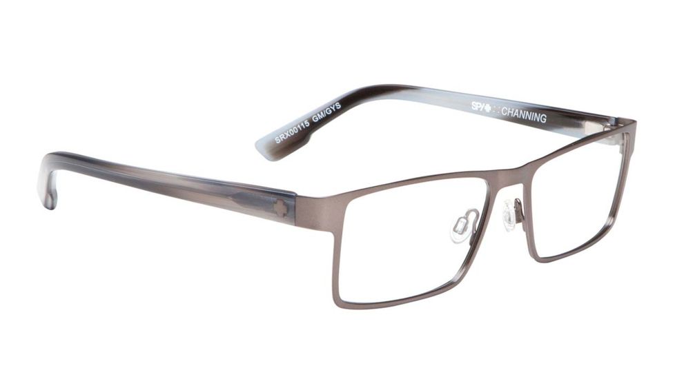 Spy Optic Channing Bifocal Prescription Eyeglasses, Gunmetal/Greystone Frame-SRX00115BI