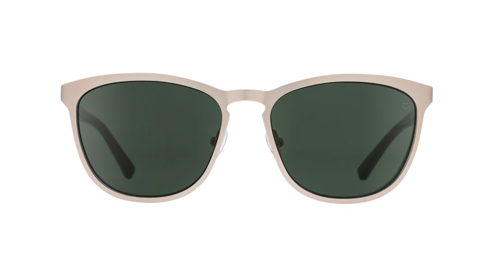 Spy Optic Cliffside Sunglasses, Matte Gold/Gloss Black Frame, Happy Gray/Green Lens, 873500766863
