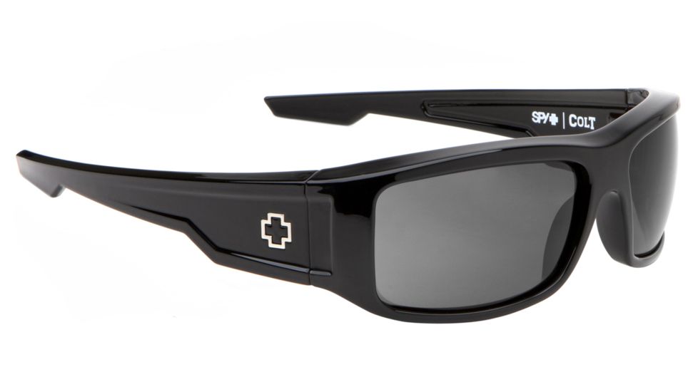 Spy Optic Colt Sunglasses - Black Frame and Grey Lens 673037038129
