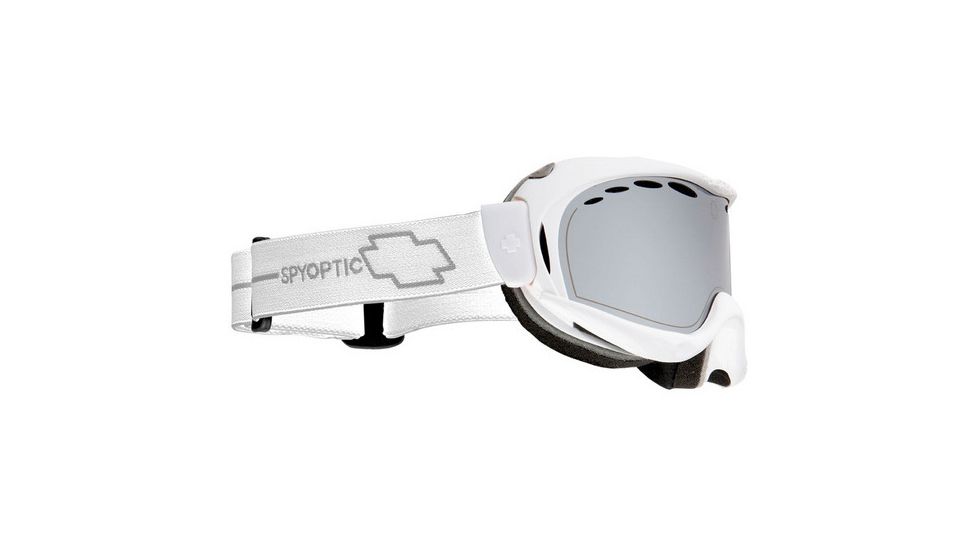 Spy Optic Comet Snow Youth Goggles White Frame / Bronze/Silver Mirror Lenses 310188650084