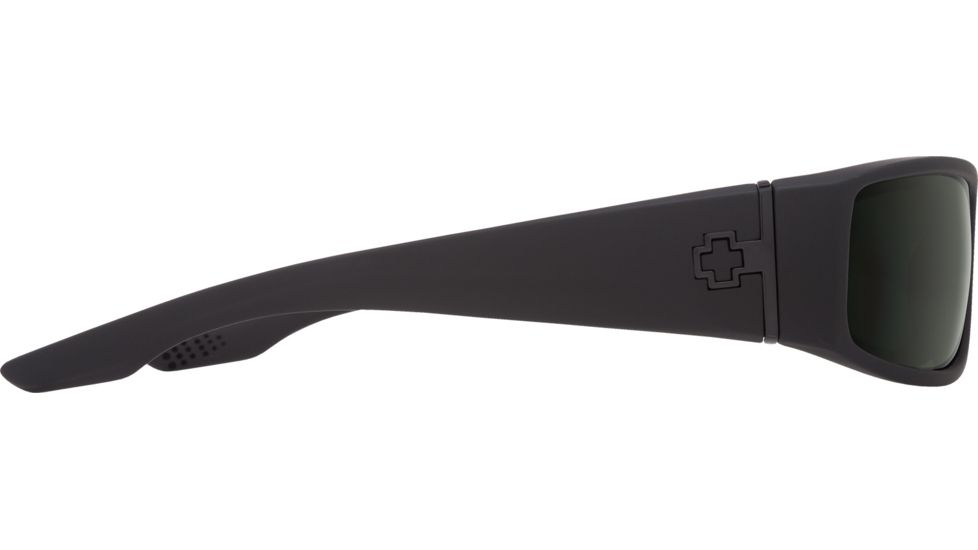 Spy Optic Cooper Single Vision Prescription Sunglasses, Soft Matte Black Frame, Polarized, 670195973864SV