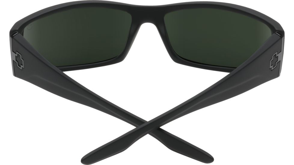 Spy Optic Cooper Single Vision Prescription Sunglasses, Soft Matte Black Frame, Polarized, 670195973864SV