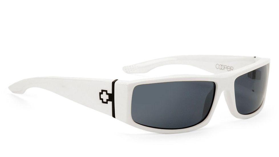 Spy Optic Cooper Single Vision Prescription Sunglasses - White Frame 570195638000RX