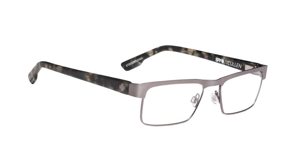 Spy Optic Cullen Prescription Eyeglasses, Gunmetal/Matte Army Camo Tort Frame, 573350802000