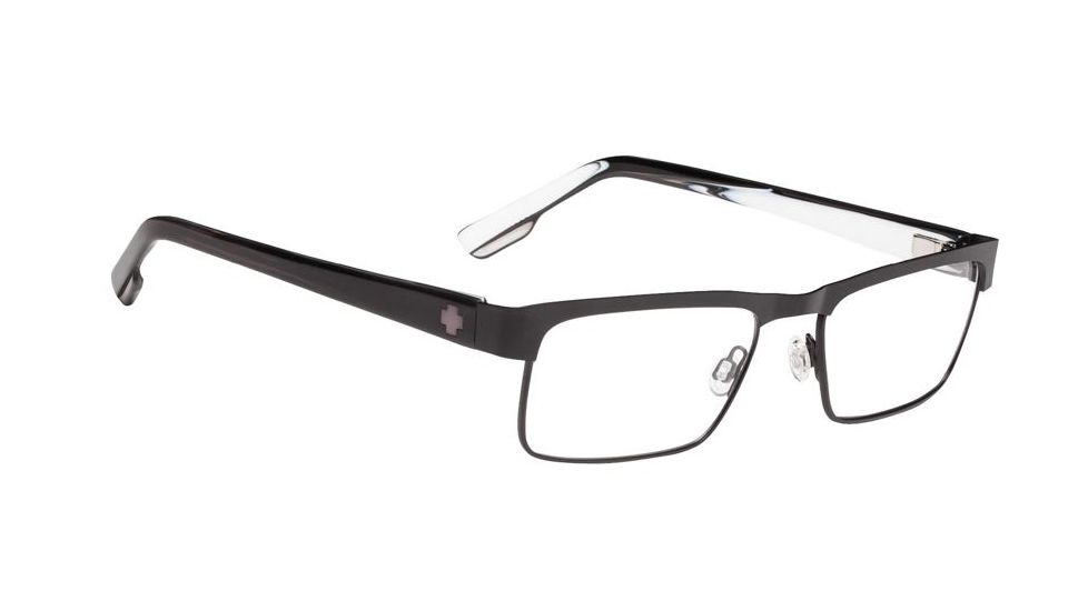 Spy Optic Cullen Prescription Eyeglasses, Matte Black/Black Horn Frame, 573350110000