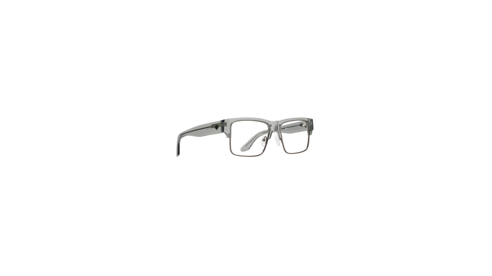 Spy Optic Cyrus 5050 Optical 58 Sunglasses, Crystal Smoke Matte Dark Gunmetal Frame, Spy Demo Lens w/ Spy Lens Print Lens, One Size, 170827