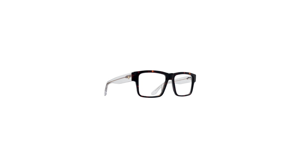 Spy Optic Cyrus Optical 58 Sunglasses, Dark Tort Crystal Frame, Demo w/ Spy+ Lens Print Lens, Large, 182987