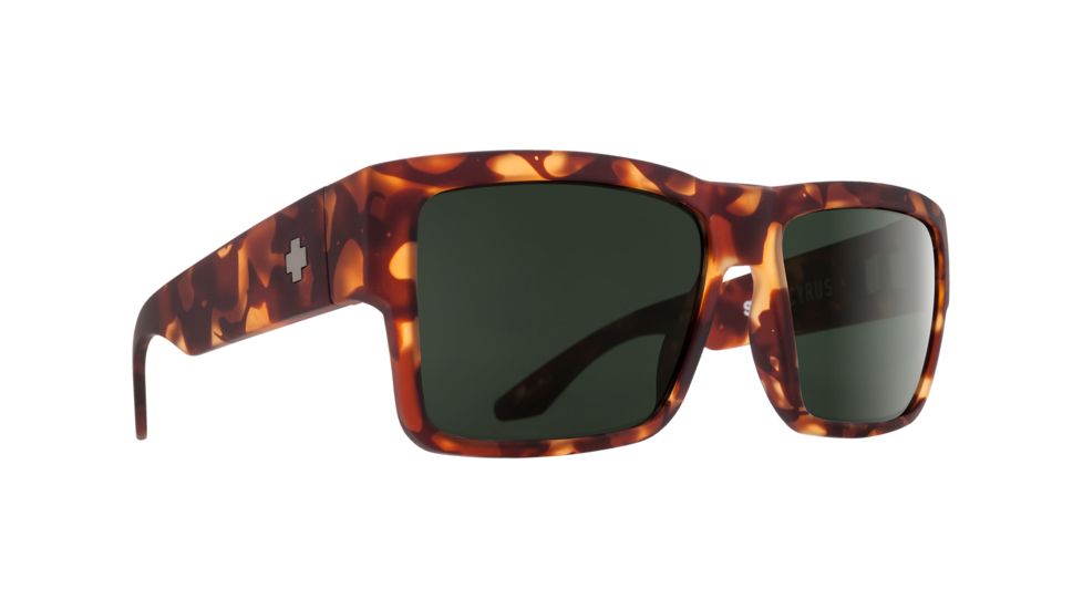 Spy Optic Cyrus Single Vision Prescription Sunglasses, Soft Matte Camo Tortoise Frame, 673180438863SV