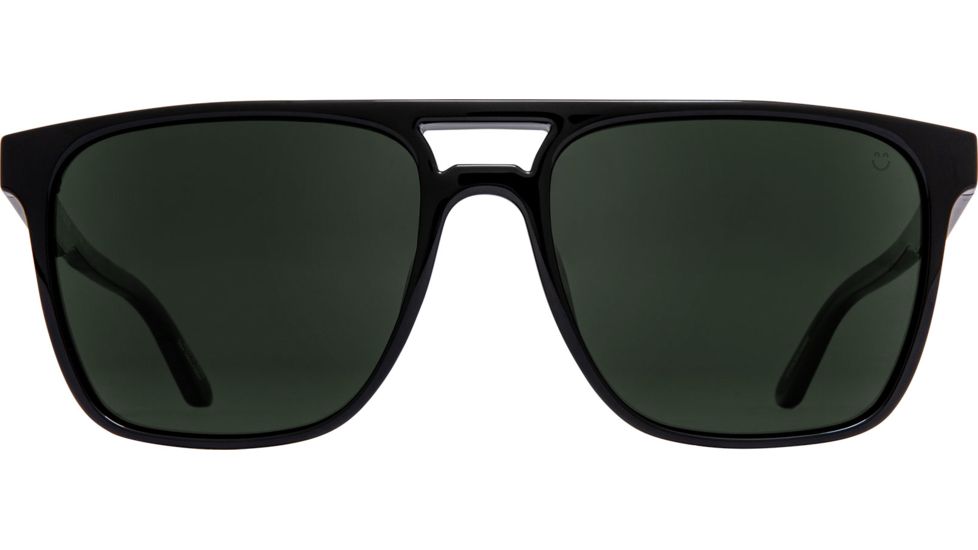 Spy Optic Czar Single Vision Prescription Sunglasses, Black Frame, Polarized, 673526038864SV