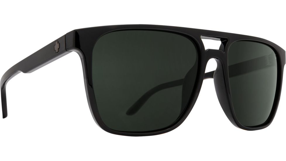 Spy Optic Czar Single Vision Prescription Sunglasses, Black Frame, Polarized, 673526038864SV
