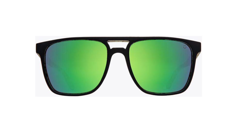Spy Optic Czar Single Vision Prescription Sunglasses, Matte Black/Kushwall Frame, 673526205225SV